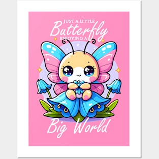 butterfly enjoy world Posters and Art